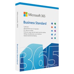 Microsoft 365 Business Standard Completo 1 licencia(s) 1 año(s) Inglés, Italiano